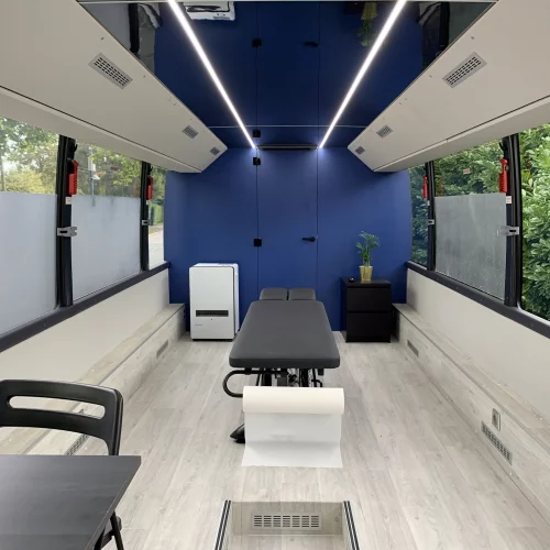 Salle de pratique ostéopathie Ostéocar